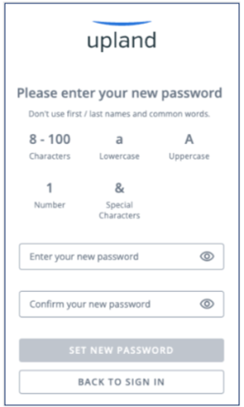 enter new password